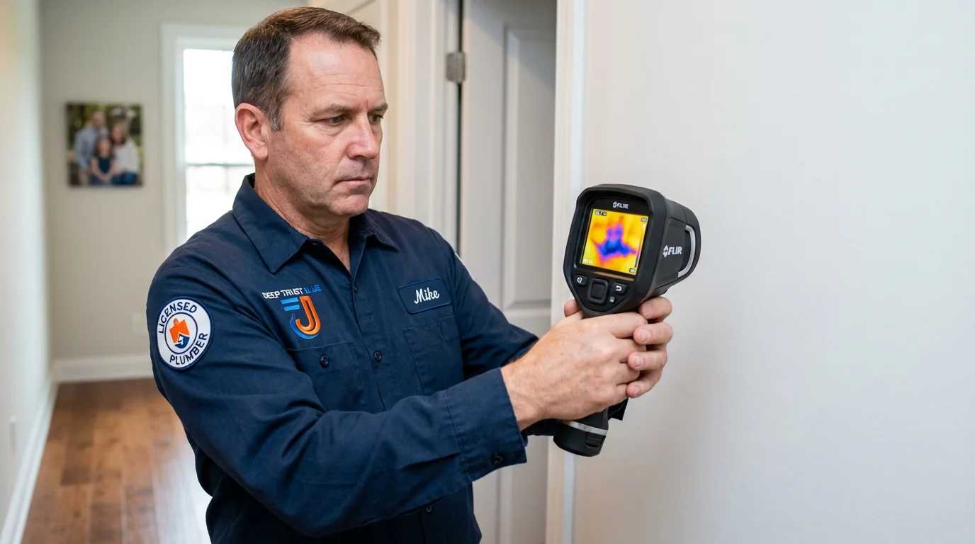 Thermal imaging leak detection by Johns Plumbing LLC in Renton